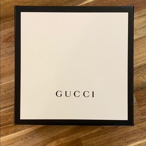 Gucci belt box, dust bag, and ribbion